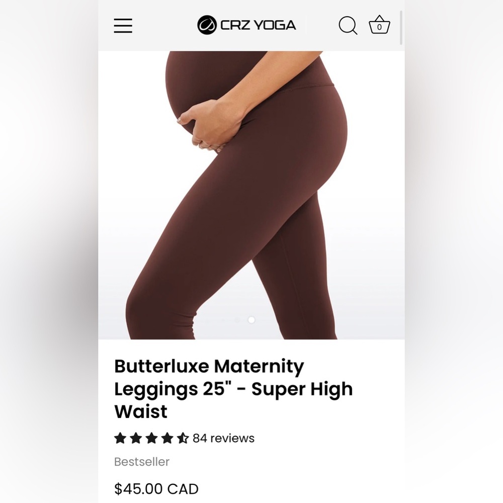 CRZ Yoga Maternity Leggings